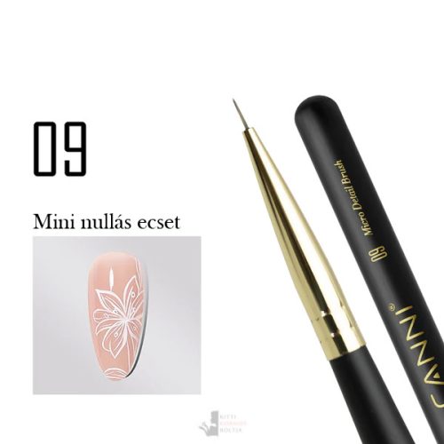 09 - Nullás Short ecset 5 mm - CANNI Prémium ecset