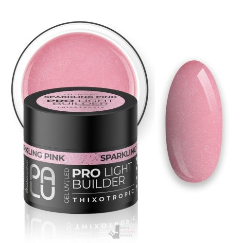 Sparkling Pink - PALU Pro Light Builder építőzselé 45g