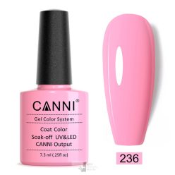 236 színminta - CANNI UV/LED gél lakk 7.3 ml