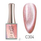 C304 színminta - CANNI Diamond Dazzling UV/LED Cat Eye gél lakk 16 ml