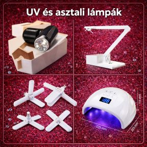 UV és asztali lámpák