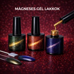 Mágneses gél lakkok