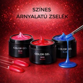 Színes árnyalatú zselék