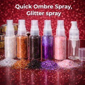 Quick Ombre Spray,  Glitter spray