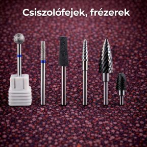 Csiszolófejek, frézerek