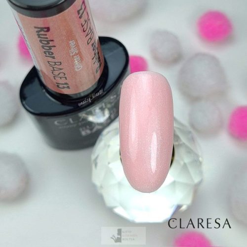 Rubber Base 13 - Glitter Silver - 5g - CLARESA UV/LED