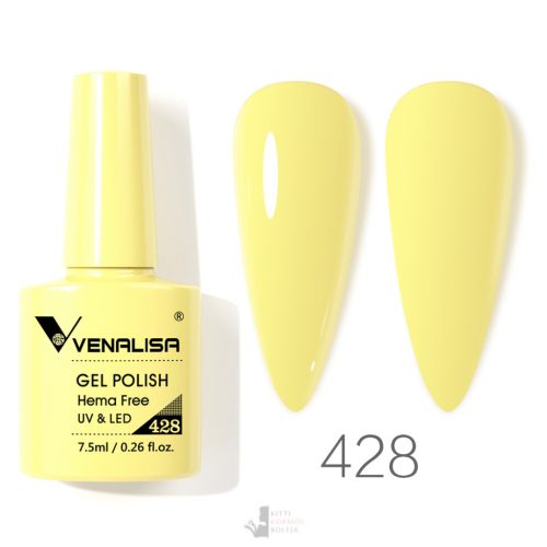 428 színminta - Venalisa UV/LED Gél Lakk 7.5 ml